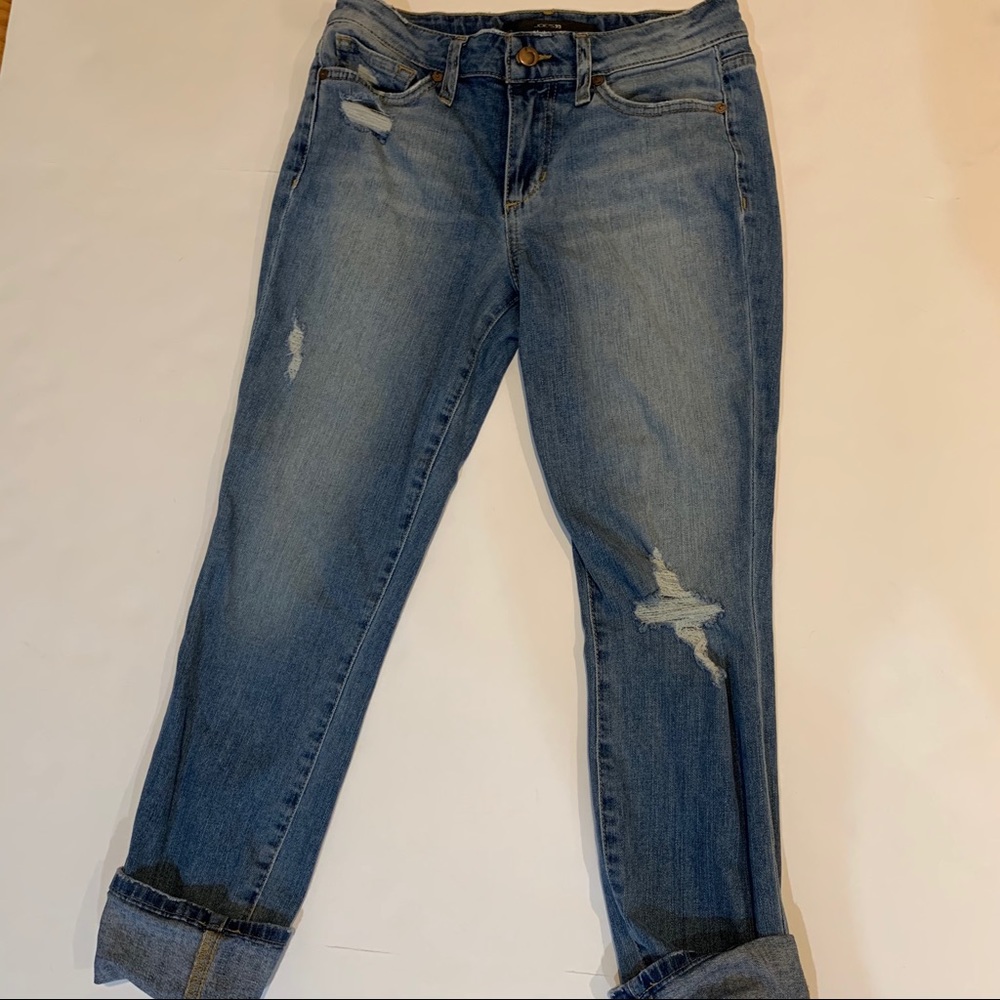 Joe’s Jeans cropped distressed jeans size 26